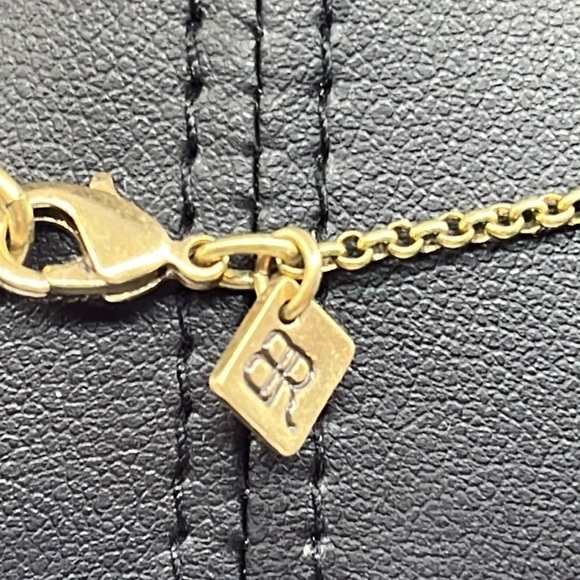 Hammered Bar Necklace Brass 32” Length. - Picture 4 of 8